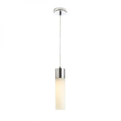 EIGHT wisząca  szkło opalowe/chrom 230V E27 28W