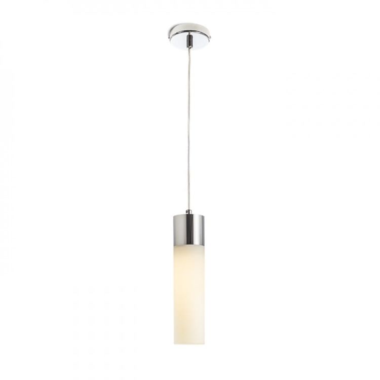 EIGHT wisząca  szkło opalowe/chrom 230V E27 28W