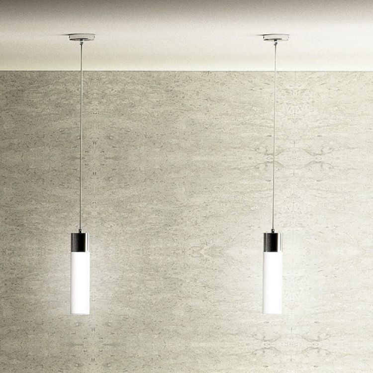 EIGHT wisząca  szkło opalowe/chrom 230V E27 28W