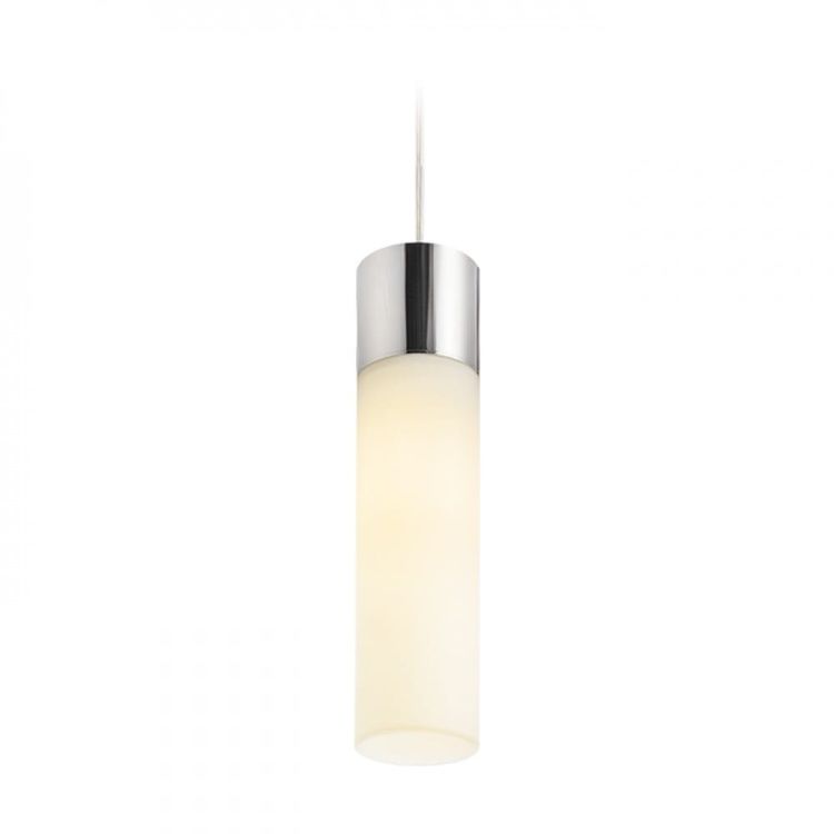 EIGHT wisząca  szkło opalowe/chrom 230V E27 28W