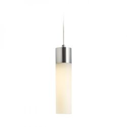EIGHT wisząca  szkło opalowe/chrom 230V E27 28W