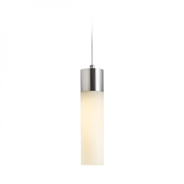 EIGHT wisząca  szkło opalowe/chrom 230V E27 28W
