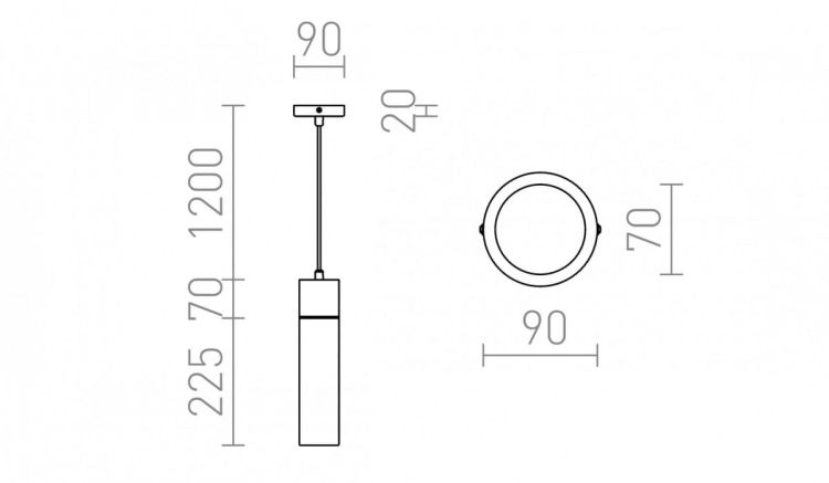 EIGHT wisząca  szkło opalowe/chrom 230V E27 28W