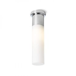 EIGHT sufitowa  szkło opalowe/chrom 230V E27 28W IP44