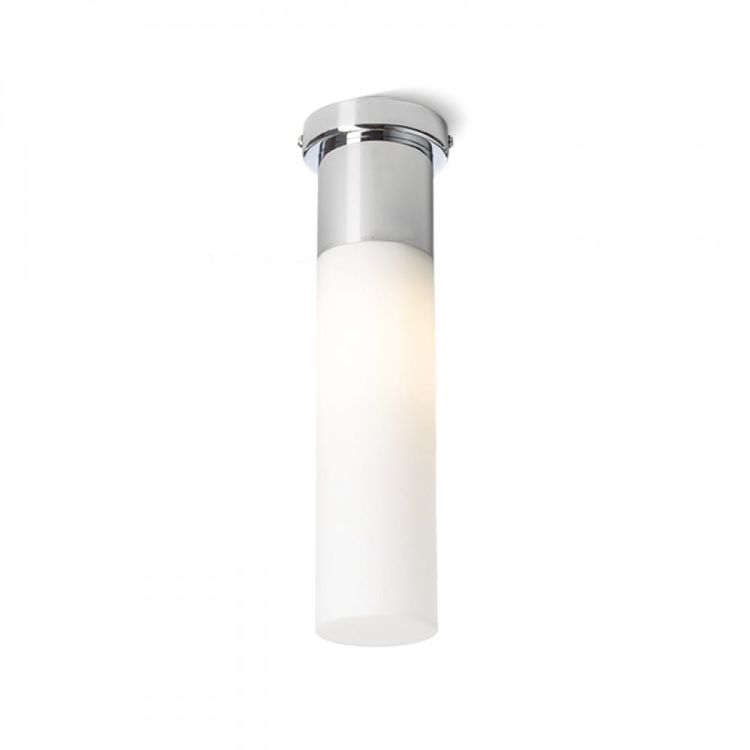 EIGHT sufitowa  szkło opalowe/chrom 230V E27 28W IP44
