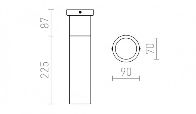 EIGHT sufitowa  szkło opalowe/chrom 230V E27 28W IP44