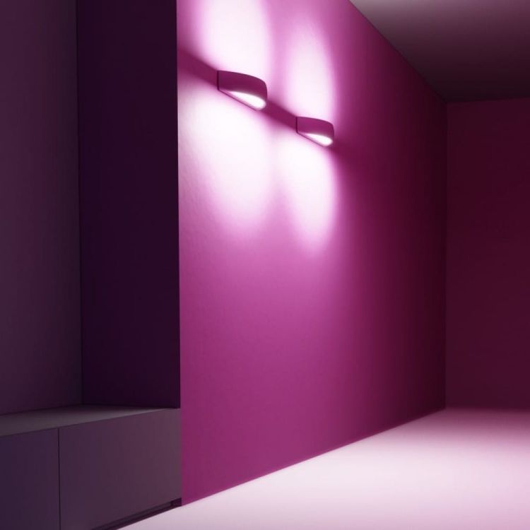 CRESCENT L ścienna  gipsowa 230V E14 2x28W