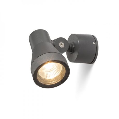 Przejdź do produktu DIREZZA ścienna antracyt  230V GU10 35W IP54