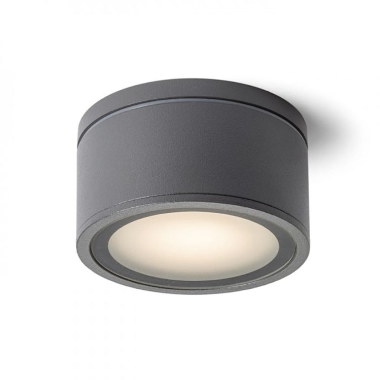MERIDO sufitowa antracyt  230V GX53 11W IP54