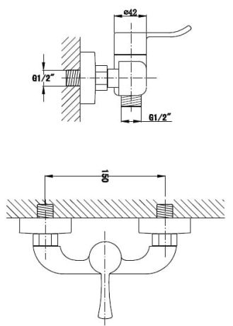 Przejdź do produktu Bateria prysznicowa solo Vedo Cento VBC1005