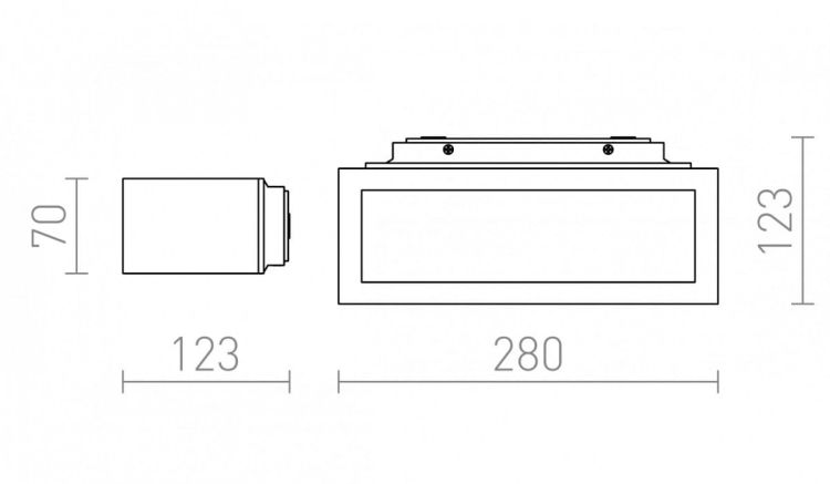 GINO ścienna antracyt  230V E27 18W IP44