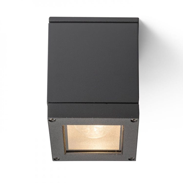 QUADRA M sufitowa antracyt  230V E27 75W IP54