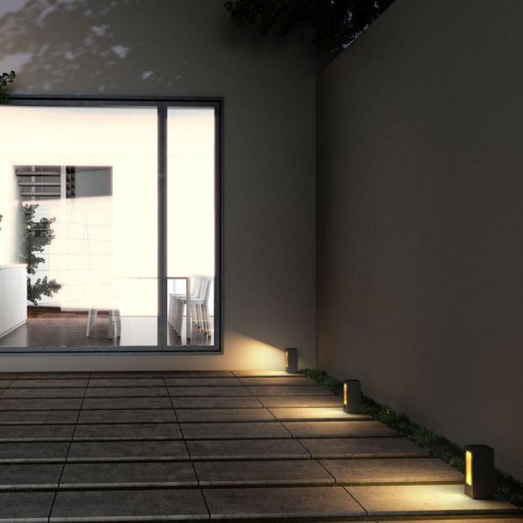 TREEZA LED 25 podłogowa antracyt  230V LED 7W 60° IP54  3000K