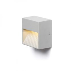 ITAKA ścienna srebrno-szara  230V LED 2W IP54  3000K