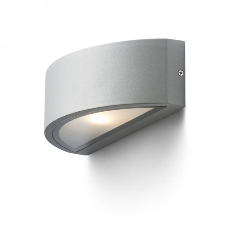 LESA ścienna srebrno-szara  230V E27 26W IP54