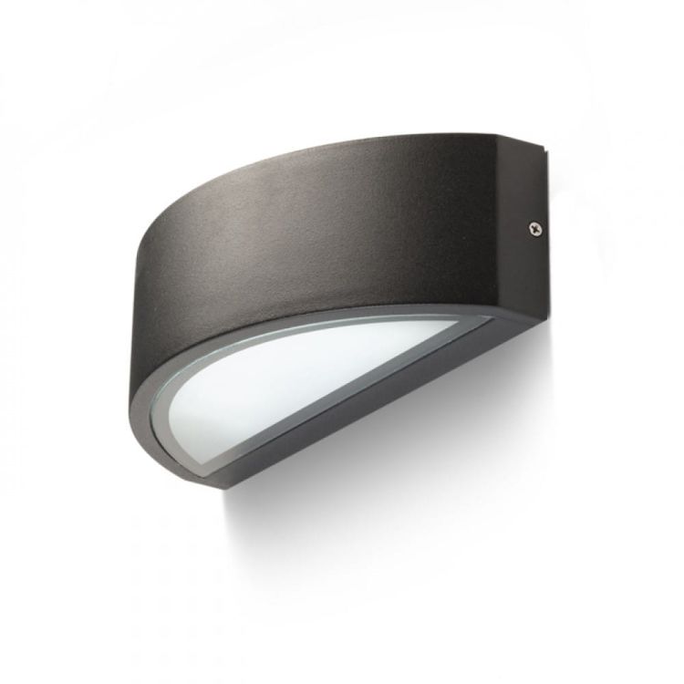 LESA ścienna czarna  230V E27 26W IP54