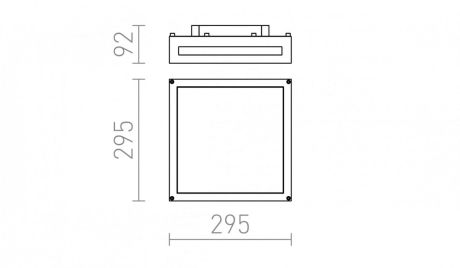 Przejdź do produktu PLAKA sufitowa srebrno-szara  230V E27 2x26W IP54