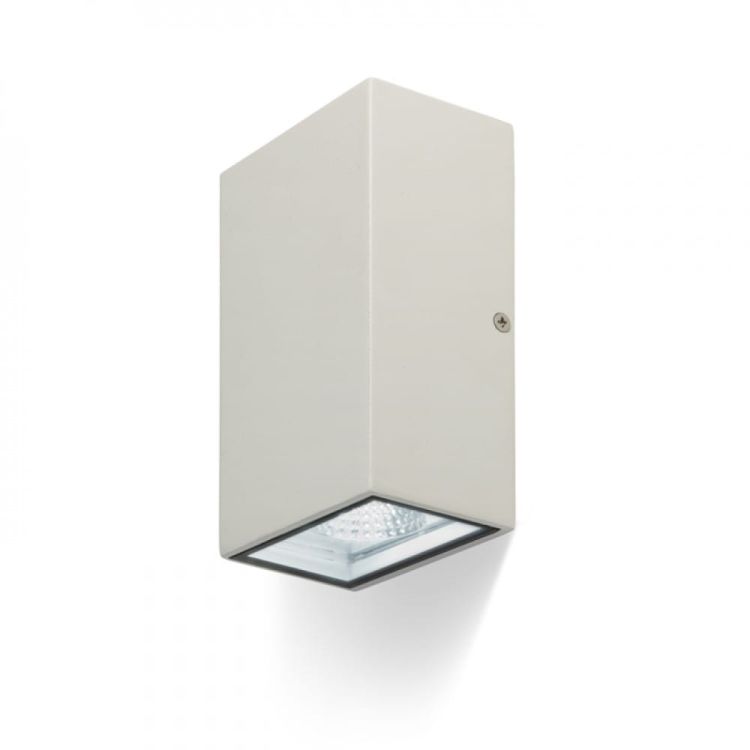 DIXIE 10x16 ścienna biała  230V LED 2x5W 84° IP54  3000K