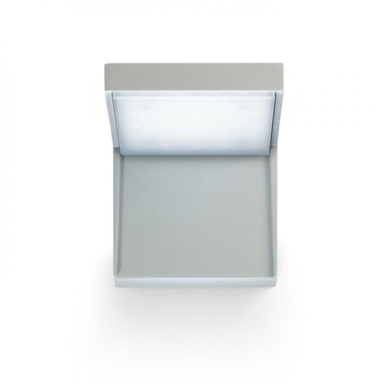 VECINO ścienna srebrno-szara  230V LED 5W IP54  3000K