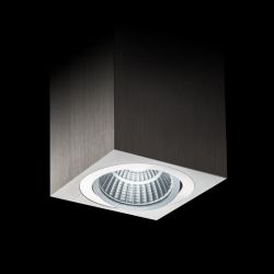 MAYO SQ sufitowa wychylna  aluminium szczotkowane 230V/700mA LED 9W 36°  2700K