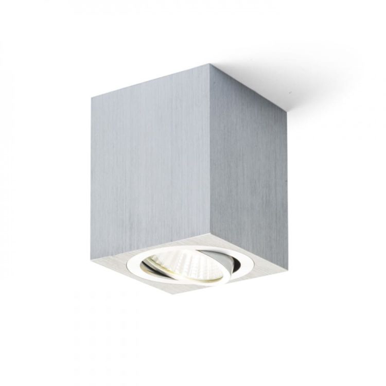 MAYO SQ sufitowa wychylna  aluminium szczotkowane 230V/700mA LED 9W 36°  2700K