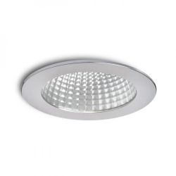 MAYDAY B 14 wpuszczana  aluminium polerowane 230V/500mA LED 15W  2700K