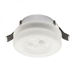 OSONA S wpuszczana okrągła  akryl satynowy 230V/350mA LED 3x1W  3000K