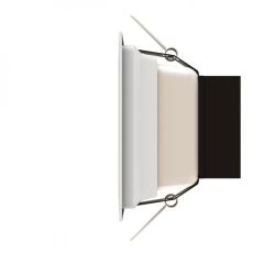 VIC 12 wpuszczana biała  230V LED 10W  3000K