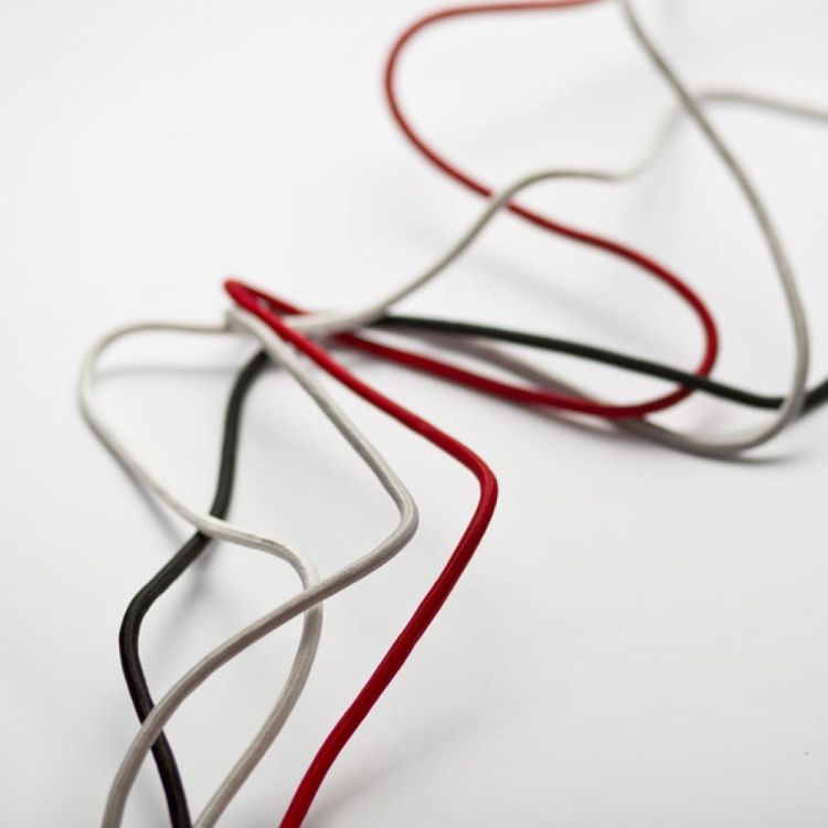 FIT 3x0,75 4m kabel tekstylny czarna  230V