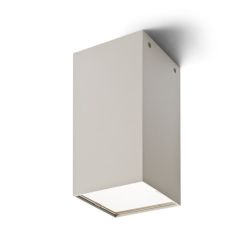 MEA sufitowa kwadratowa  aluminium szczotkowane 230V E27 18W