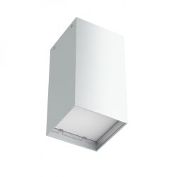 MEA sufitowa kwadratowa  aluminium szczotkowane 230V E27 18W