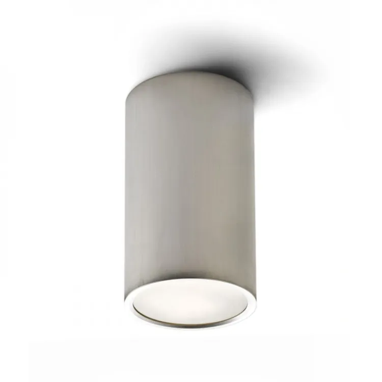 MEA sufitowa cylindryczna  aluminium szczotkowane 230V E27 18W