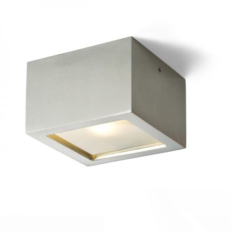 Przejdź do produktu DEZA kwadratowa  aluminium/szkło satynowe 230V LED G9 5W IP54