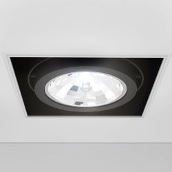 OFFICE TWIN wpuszczana biała  230V/12V 2GX13+G53 55+50W