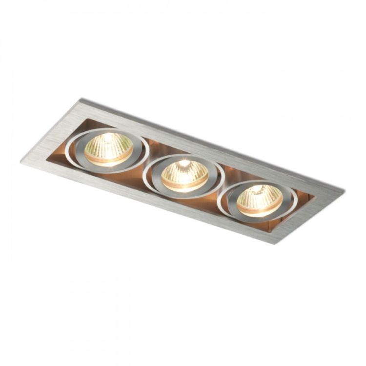 FIZZ III kierunkowa  aluminium 12V GU5,3 3x50W