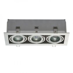 FIZZ III kierunkowa  aluminium 12V GU5,3 3x50W