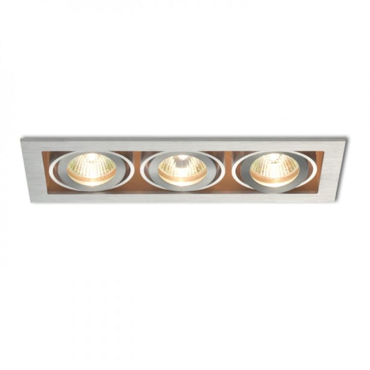 FIZZ III kierunkowa  aluminium 12V GU5,3 3x50W