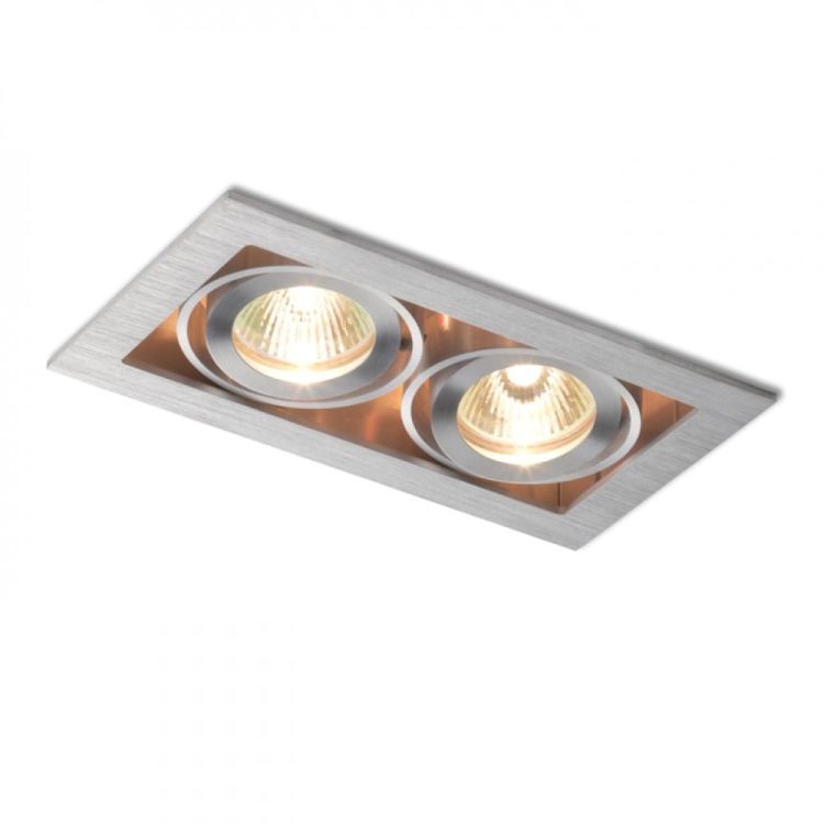 FIZZ II kierunkowa  aluminium 12V GU5,3 2x50W