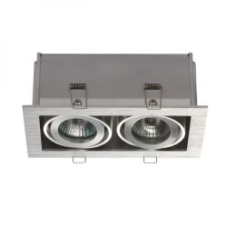 FIZZ II kierunkowa  aluminium 12V GU5,3 2x50W