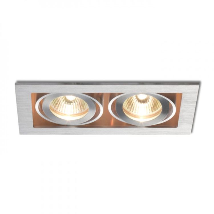 FIZZ II kierunkowa  aluminium 12V GU5,3 2x50W