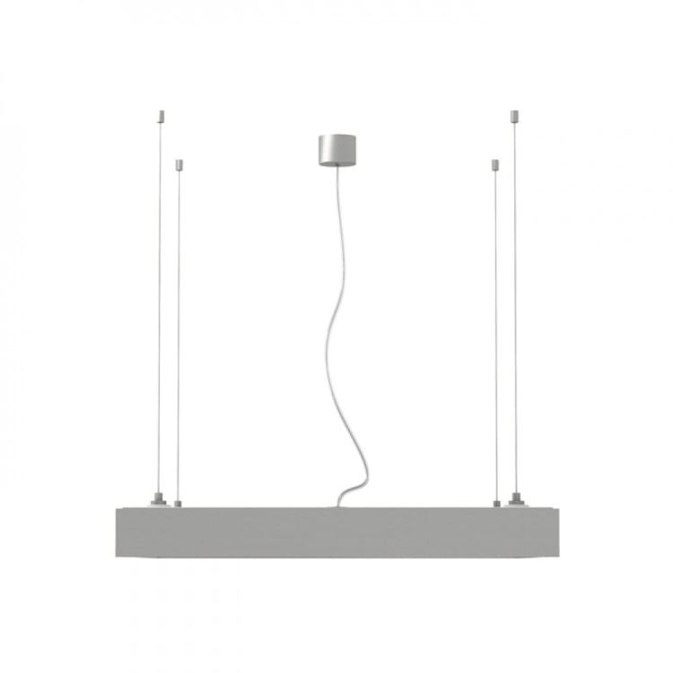 STRUCTURAL 55x55 wisząca  aluminium szczotkowane 230V 2G11 3x36W