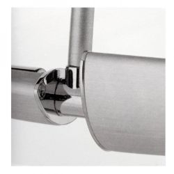 CRICKET II natynkowa aluminium szczotkowane/chrom 230V G9 2x40W