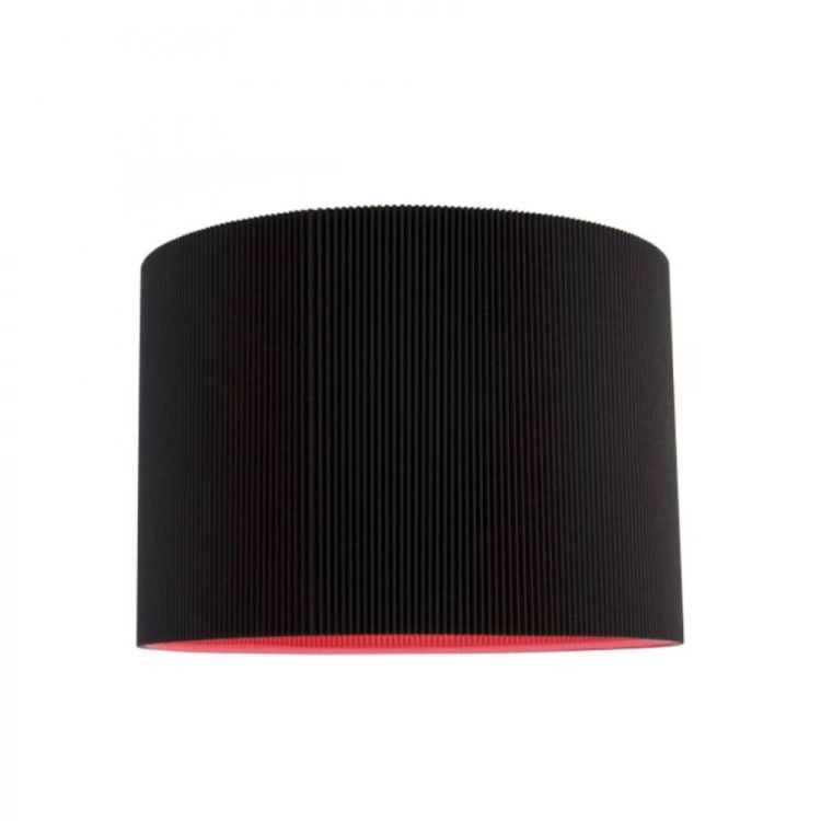 MICRO PLEAT S abażur czarna/różowa 230V max. 60W