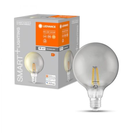Przejdź do produktu OSRAM SMART+ Globe 125 WiFi   przydymiona 230V E27 LED EQ44  2500K