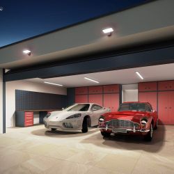 TRIDENT PRO 150 korpus szara akryl mat  230V LED 60W IP65  4000K