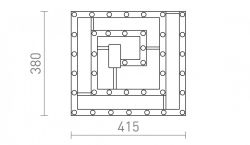 LED MODUL SQ 41 MODUŁ LED   230V LED 48W  3000K