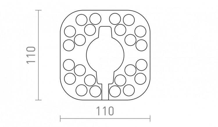LED MODUL SQ 10 MODUŁ LED   230V LED 12W  3000K