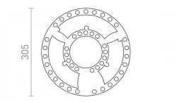 LED MODUL R 30 MODUŁ LED   230V LED 36W  3000K