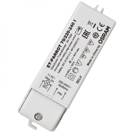 Przejdź do produktu TRAFO 20-70W 12V AC DIMM   12V 70W