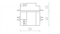 SENSOR do montażu w oprawie biała  230V max. 1200W 360°